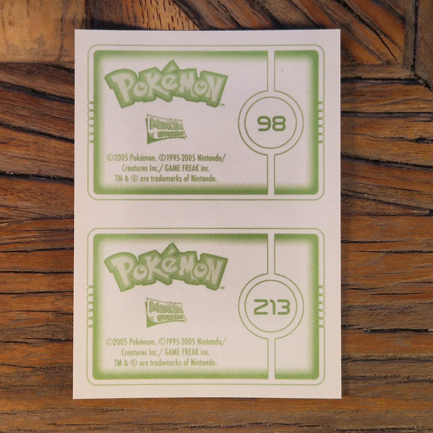 Merlin Series 7 #213 Shuckle / Krabby — photo 2
